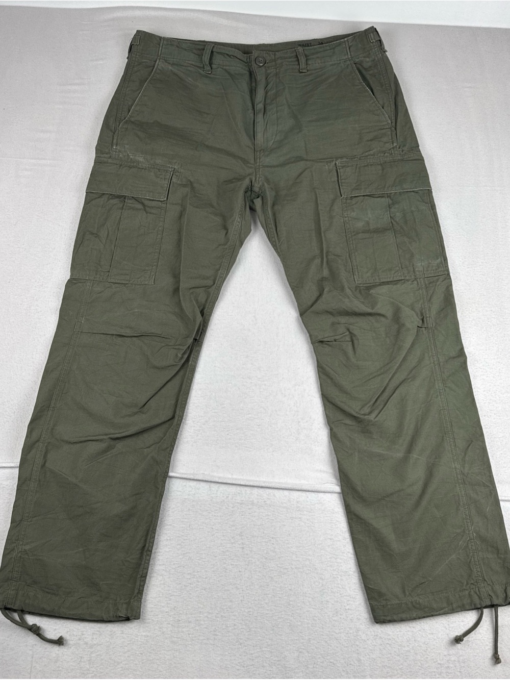 Polo Ralph Lauren Utility Surplus Chino Cargo Pants Paratrooper Green fits 35*29